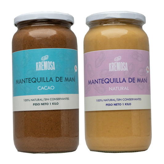 Mantequilla de Maní Natural + cacao 2 kilos